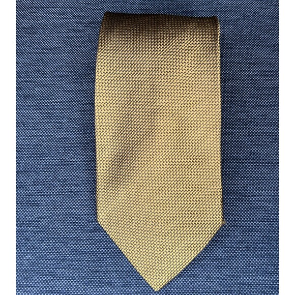 NWT Dolce & Gabbana Cravatte Mens Copper Color Silk Tie Made In Italy - Picture 3 of 9